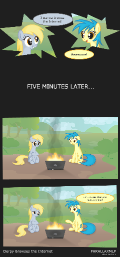 Derpy Browses the Internet