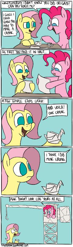 Pinkie Learns Origami
