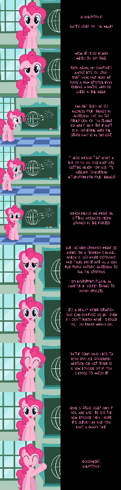 Pinkie Pie Says Goodnight: Confusing
