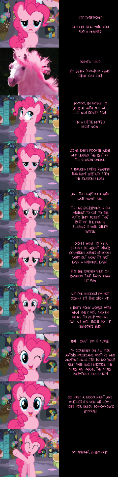 Pinkie Pie Says Goodnight: Being Real