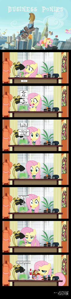 Business Ponies 3 - Fluttershy's Inbox