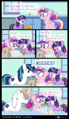 Comic Block: Somepony's In The Kitchen