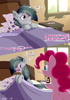 MLPFiM: Cough syrup [Comic] [Lineart+Colour]