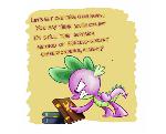 You tell that book, Spike! It’s important to establish dominance early on