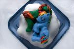 My Little Pony sleeping Rainbow Dash cake
