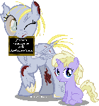 Derpy and Silver Belle