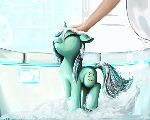 Washing the pony