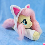 Fluttershy with Cat Hoodie Plush