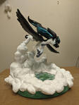 Custom Flying Pegasus Polymer Clay Sculpture