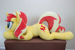 Lifesize Sunset Shimmer: side view