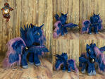 Princess Luna with embroidered wings and sparkls