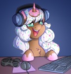 Gamer Donut Horse Commission