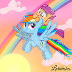MLP - Flying through the skies with Rainbow