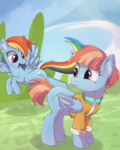 Rainbow Dash and Windy Whistles 