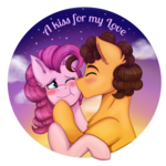 A kiss for my love [Pinkie x Cheese]