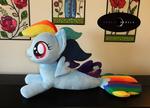 Rainbow Dash Filly Seapony Plush - Adoption Ready!