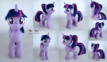 wilight Sparkle with a ponytail plush