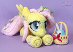 Happy Easter - Fluttershy and Angel - v.2