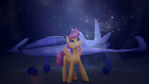 Comm: Scootaloo the space pilot