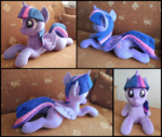 Twilight Sparkle Laying Pony Plush