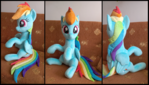 Rainbow Dash Hugging Pony Plush