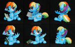 Rainbow Dash and an interesting book
