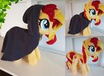 The hooded mare - Sunset shimmer small plushie