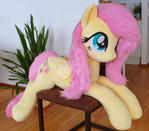 Fluttershy Lifesize with faux fur mane and tail