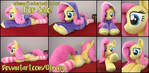 Lifesize Fluttershy plush with hoodie