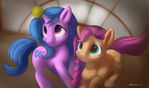 Sunny starscout and Issy Moonbow,