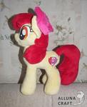 Adult Apple Bloom plush pony