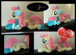Fluttershy Plush is all ready for Winter!!