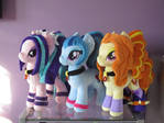The Dazzlings Ponified and Plushified
