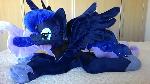 MLP plush-Princess Luna-lying 33 inches- for sale!