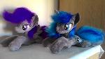 MLP plush-Morning Glory and Homage-Project Horizon