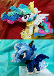My Little Pony Royal Sister Handmade Plush Auction