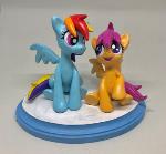 RD and Scootaloo Sculpt