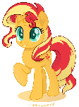 Sunset Shimmer vector moviestyle