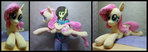 45inch laying Fluttershy Plushie