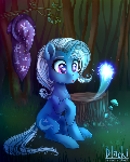 Trixie and a wisp
