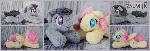 Tiny plush Octy and Flutty