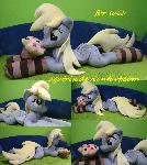 Life-size (laying down) Derpy Hooves plush