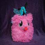 Fluffle Puff and tiny Chrysalis plushies