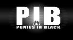 Ponies in black