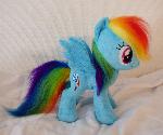 Rainbow Dash comission - small plushie -