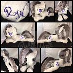 MLP 17 inch laying Marble Pie plushie