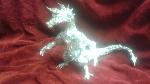 Adult Spike the Dragon - Aluminum Foil Sculpture