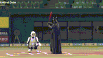 Partie de baseball avec Dark Vador
