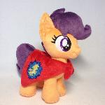 Plushie Scootaloo Whith Folded Wings in the Cape