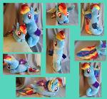 Rainbow Dash Sea Ponies 80s and Movie Style
